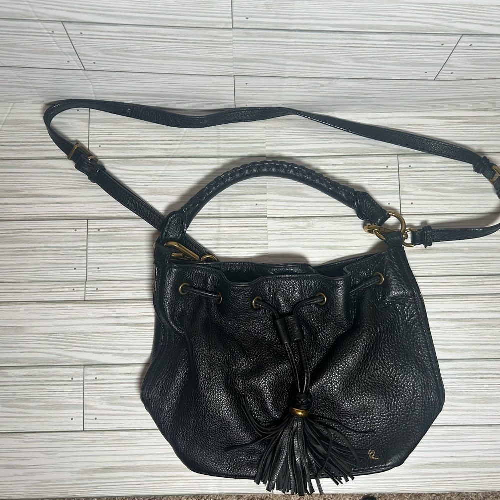 Elliott Lucca Faux Leather crossbody Stap Womens Purse Biker‎ Boho Rebel Goth